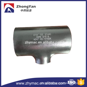 8 inch pipe fitting tee stainless steel reducing tee